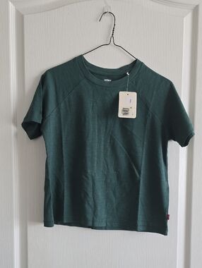 Levi's Women's Short Sleeve Crew Tee in Dark Green